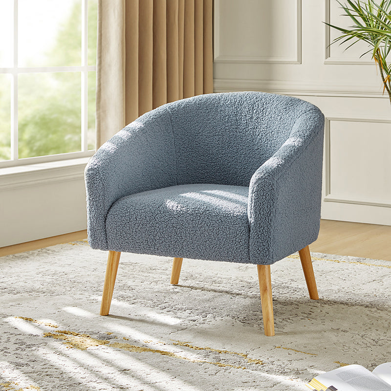 Rita 30'' Wide Boucle Armchair