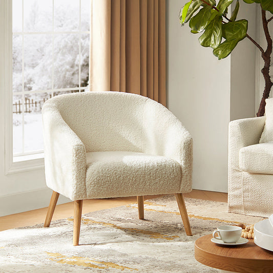 Rita 30'' Wide Boucle Armchair
