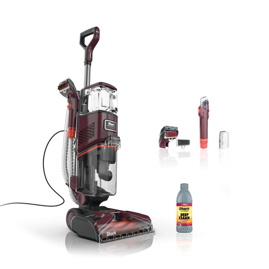 Shark CarpetXpert Upright Carpet & Upholstery Cleaner, Built-In Spot & Stain Eliminator, Carpet Shampooer, EX150, Magenta