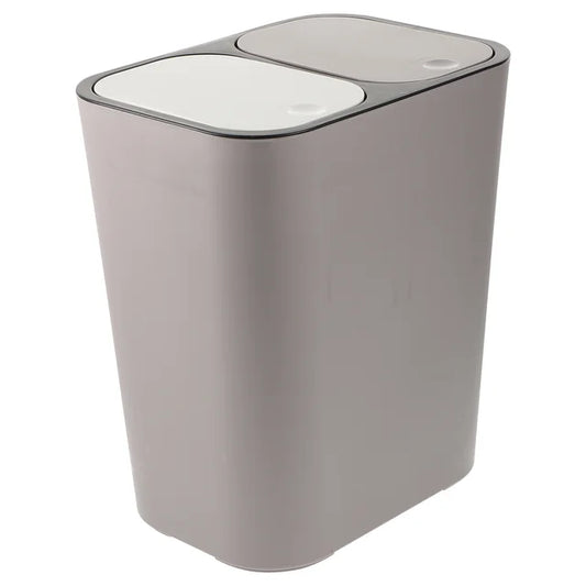 Trash Can Trash Barrel Dual Compartment Garbage Can Trash Bin for Kitchen Office
