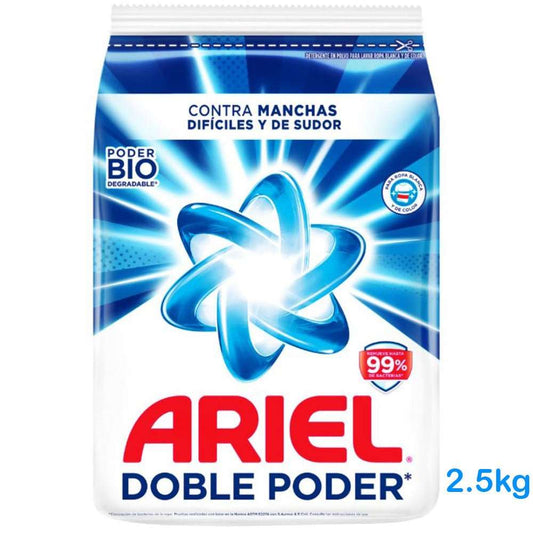 Ariel Powder Detergent Double Power 2.5kg
