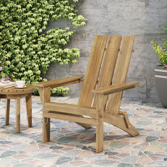 Zuma Foldable Adirondack Chair - Natural
