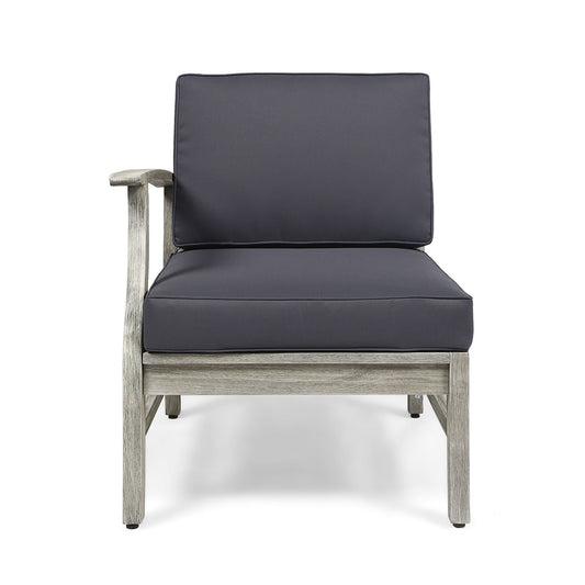 Perla Left Armchair, Gray