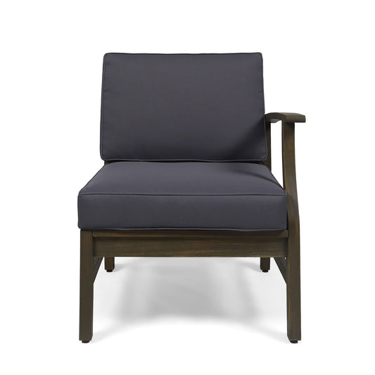 Perla Right Armchair - Dark Gray