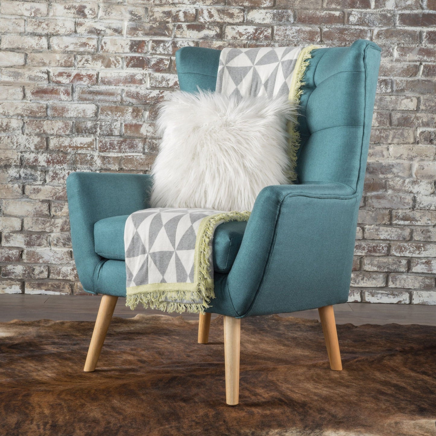 Nh-Comfortcove - Club Chair - Teal - Fabric