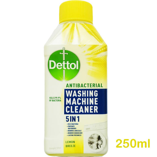 Dettol - 5 in 1 Washing Machine Cleaner, Lemon Breeze 250ml