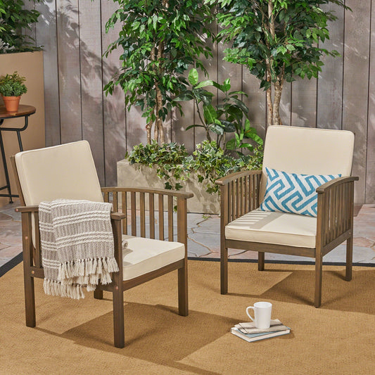 Casa Acacia Club Chair - Gray / Cream