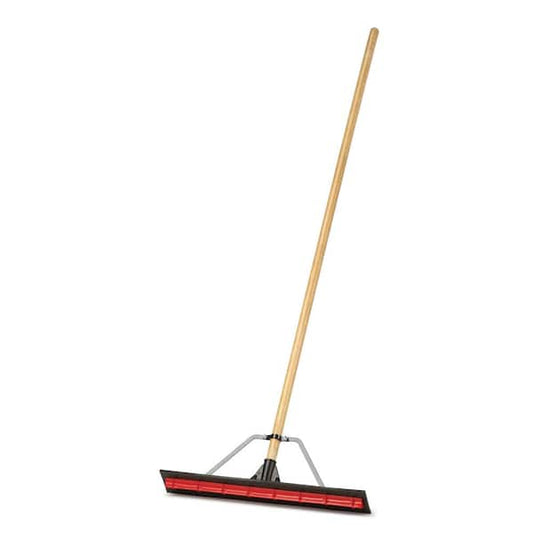 24" Powerwave Floor Squeegee Hardwood Handle