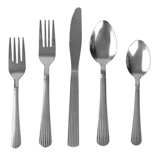 My Store Danbury Stainless Steel 20 Pieces Flatware Set, Service for 4