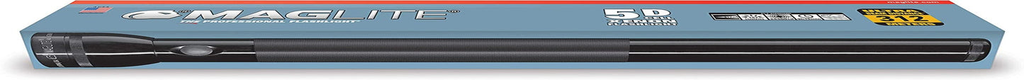 Maglite Heavy-Duty Incandescent 3-Cell D Flashlight in Display Box, Blue -S3D115