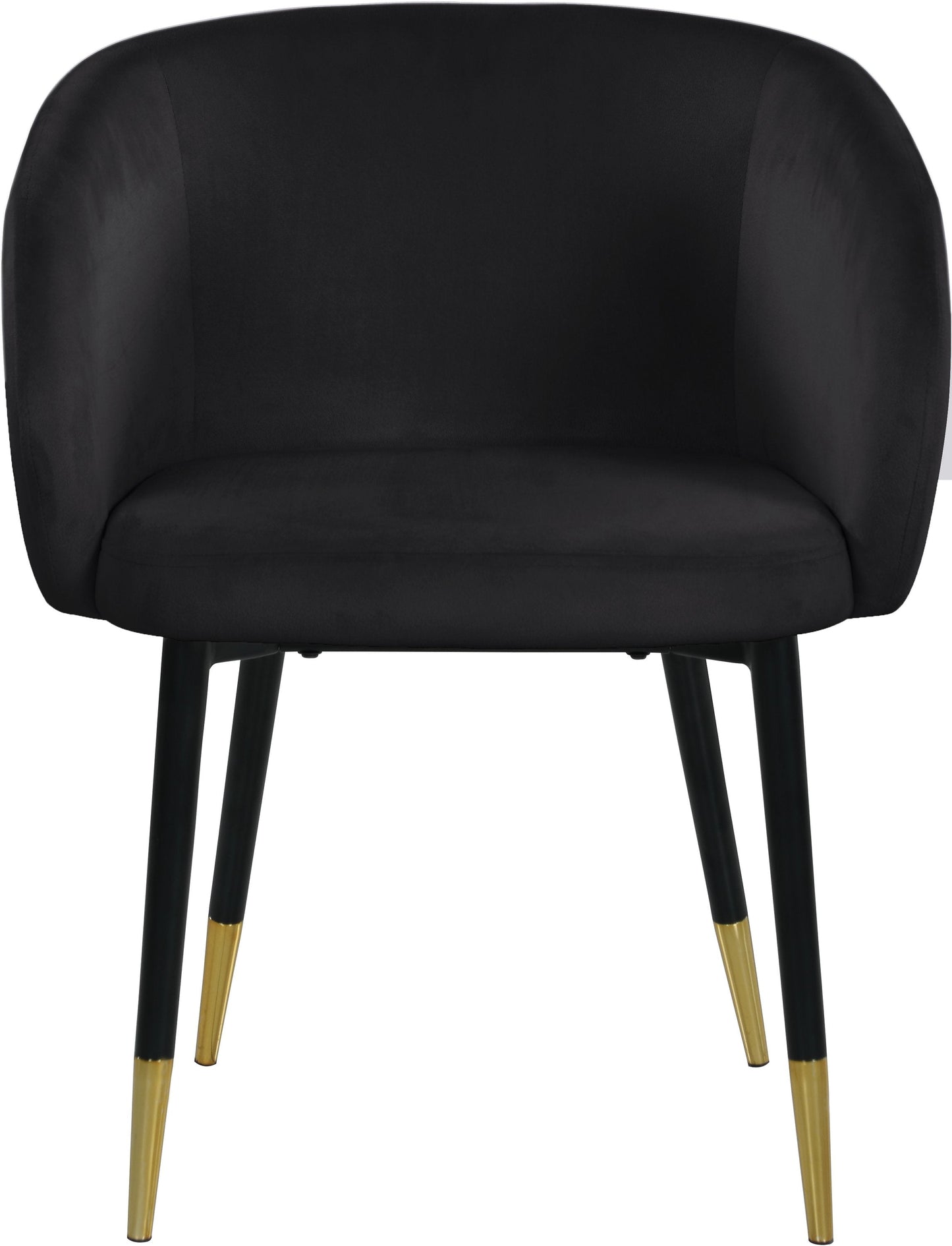 Verve Black Velvet Dining Chair