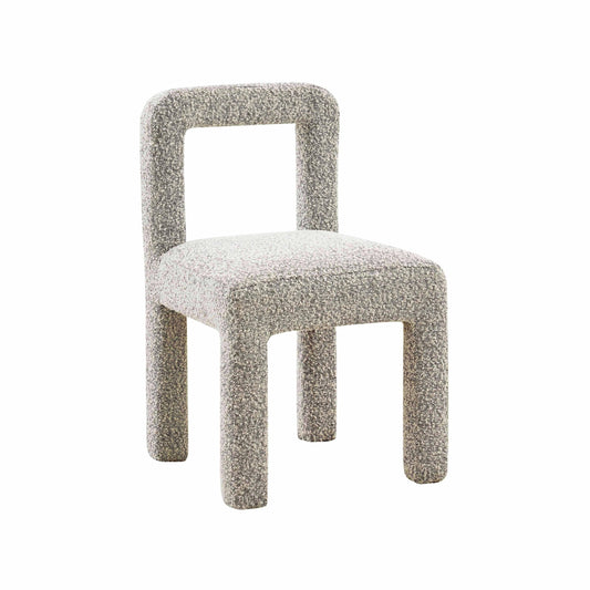 Sunlight Grey Boucle Dining Chair