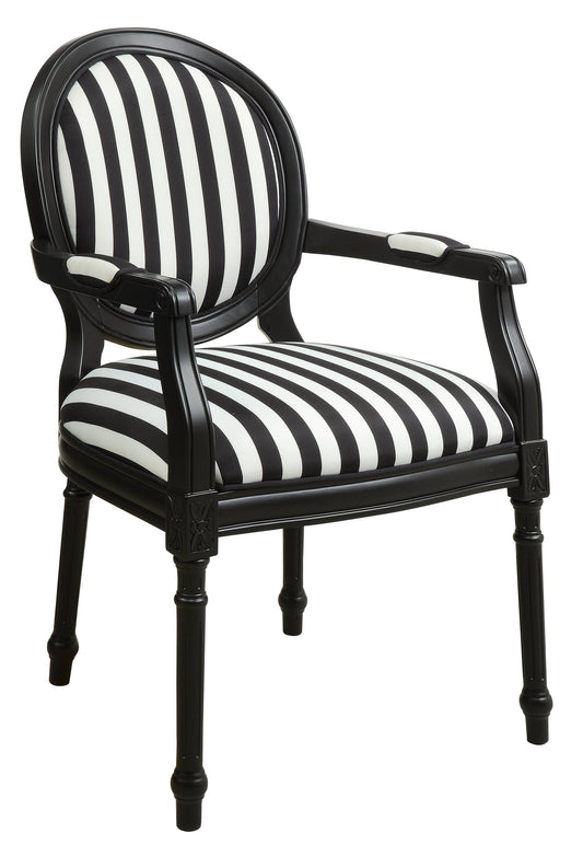 Perry Black Accent Chair