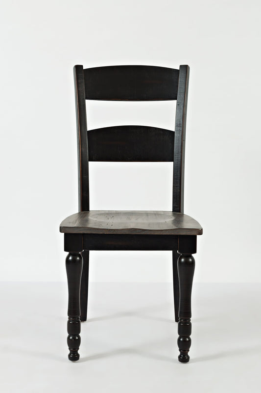 Canopy 2 Vintage Black Dining Chairs