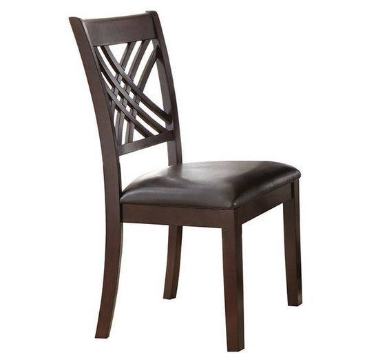 Serene 2 Merlot Cherry Side Chairs