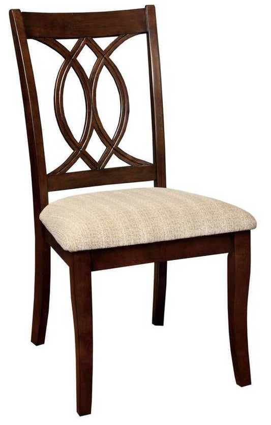 Luminous 2 Brown Cherry Side Chairs