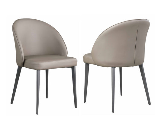 WhisperingLodge 2 Gray Dining Side Chairs