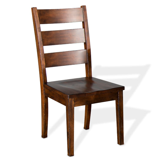 Lorelei 2 Medium Brown Ladder Back Chairs