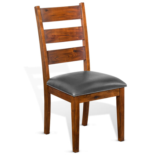 Lorelei 2 Classic Medium Brown Ladder Back Chairs