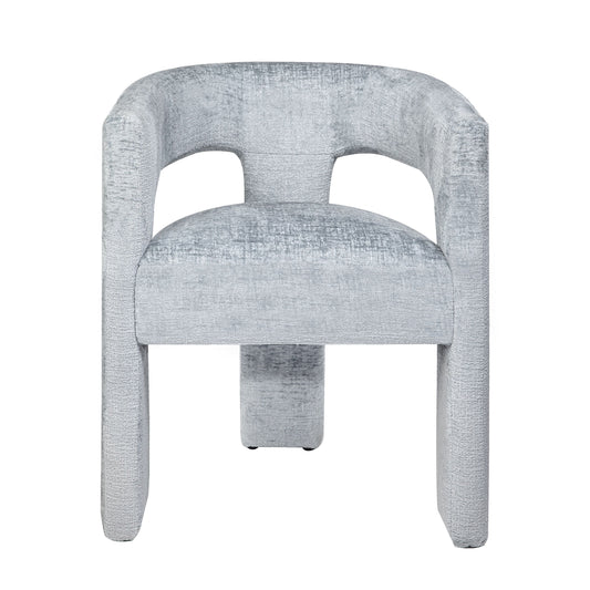 Stoneforge Blue Upholstered Sculpture Armchair