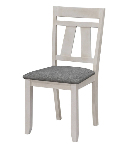 Oceane 2 Chalk Grey Side Chairs