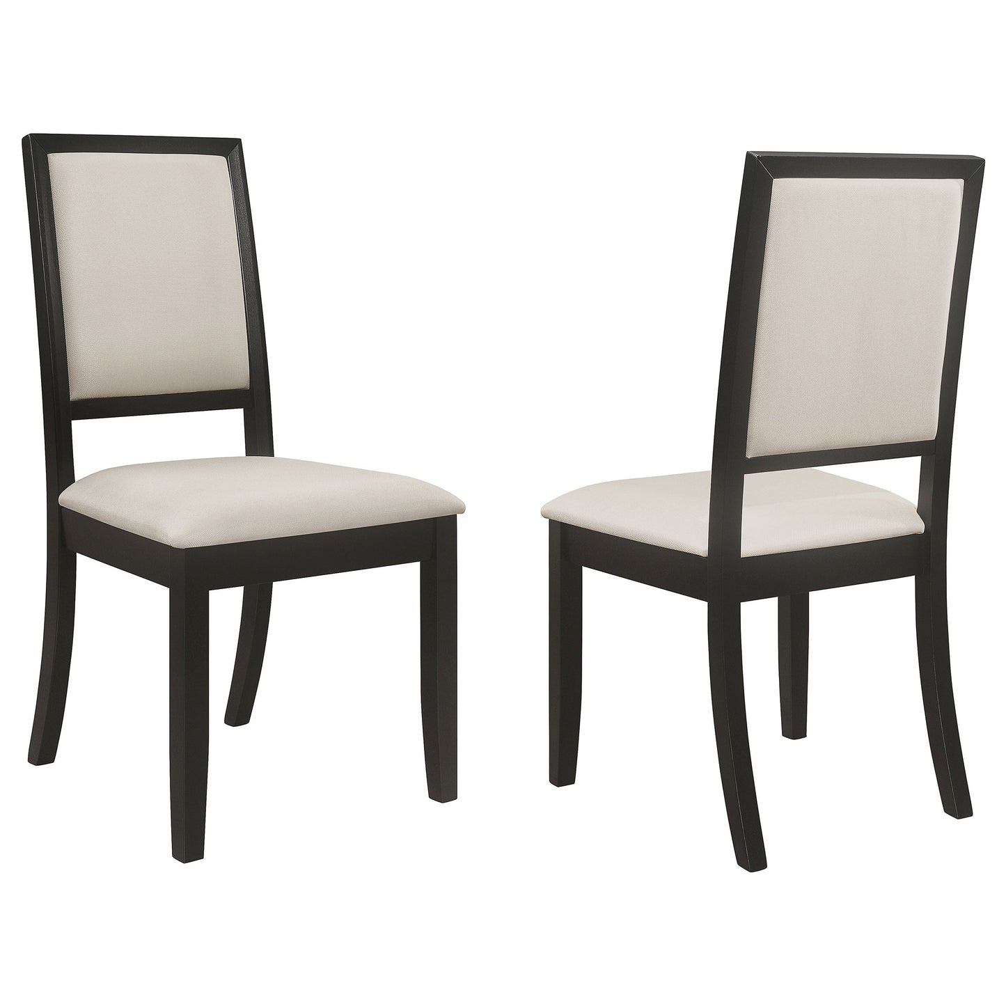 Aphrodite 2 Cream Fabric Side Chairs