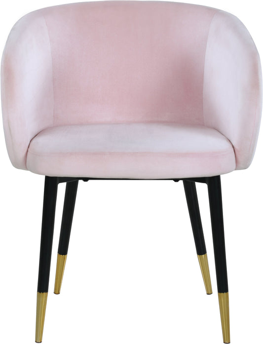 Verve Pink Velvet Dining Chair