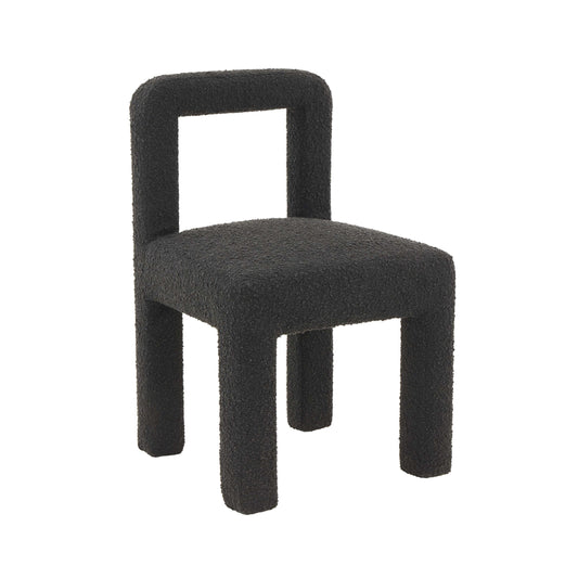 Sunlight Black Boucle Dining Chair