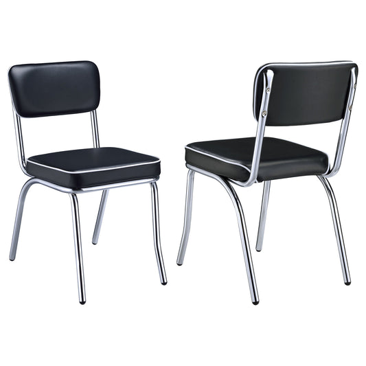 Anson 2 Black Side Chairs