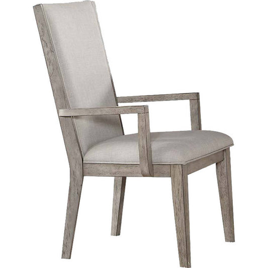 Parisa 2 Gray Oak Arm Chairs