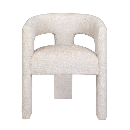 Stoneforge Natural Upholstered Sculpture Armchair