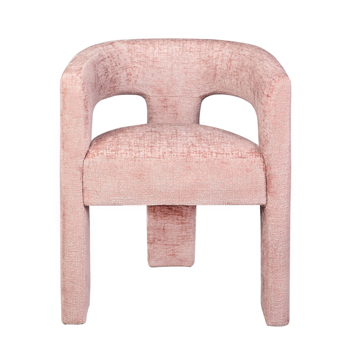 Stoneforge Pink Upholstered Sculpture Armchair