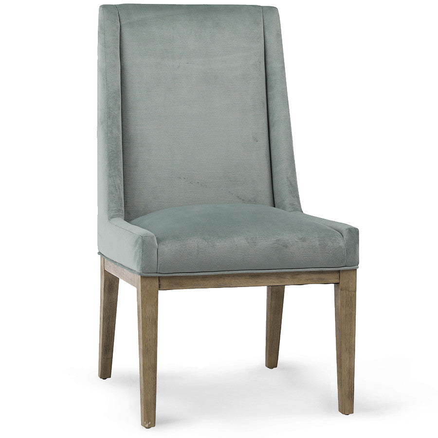 MINERAL SLUB VELVET DINING CHAIR