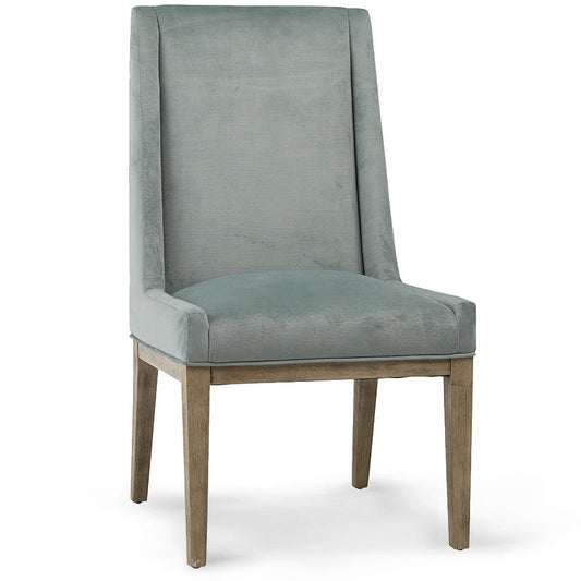 MINERAL SLUB VELVET DINING CHAIR