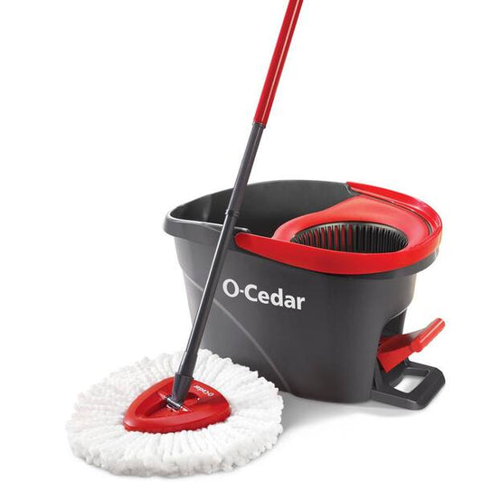 O-Cedar Easy Wring Spin Mop Bucket System Hard Floor Wet Home Cleaning Tools