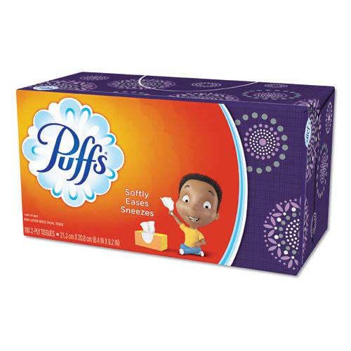 Puffs PGC87611CT 2-Ply White Facial Tissue, 24/Case