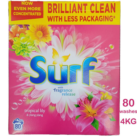 Surf - Laundry Powder Tropical Lily 80 wash 4KG