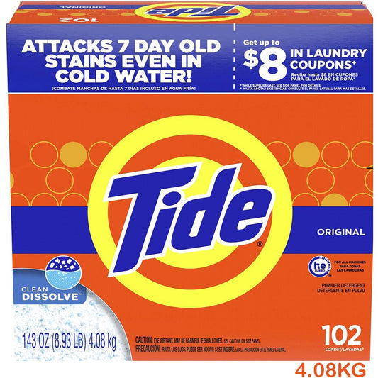 Tide - Laundry Detergent Powder Original 4.08KG 102 loads