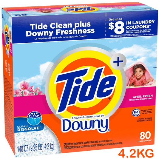 Tide - Laundry Detergent Powder with Downy April Fresh 4.2KG