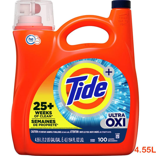 Tide - Tide Ultra Oxi Liquid Laundry Detergent 4.55L