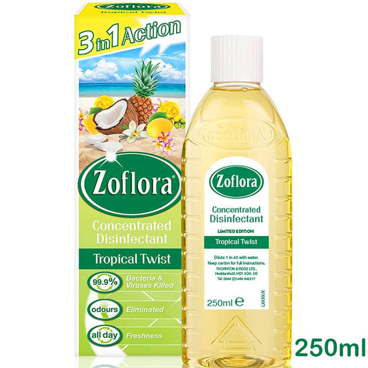 ZOFLORA - Concentrated Antibacterial Disinfectant - Tropical Twist 250ml